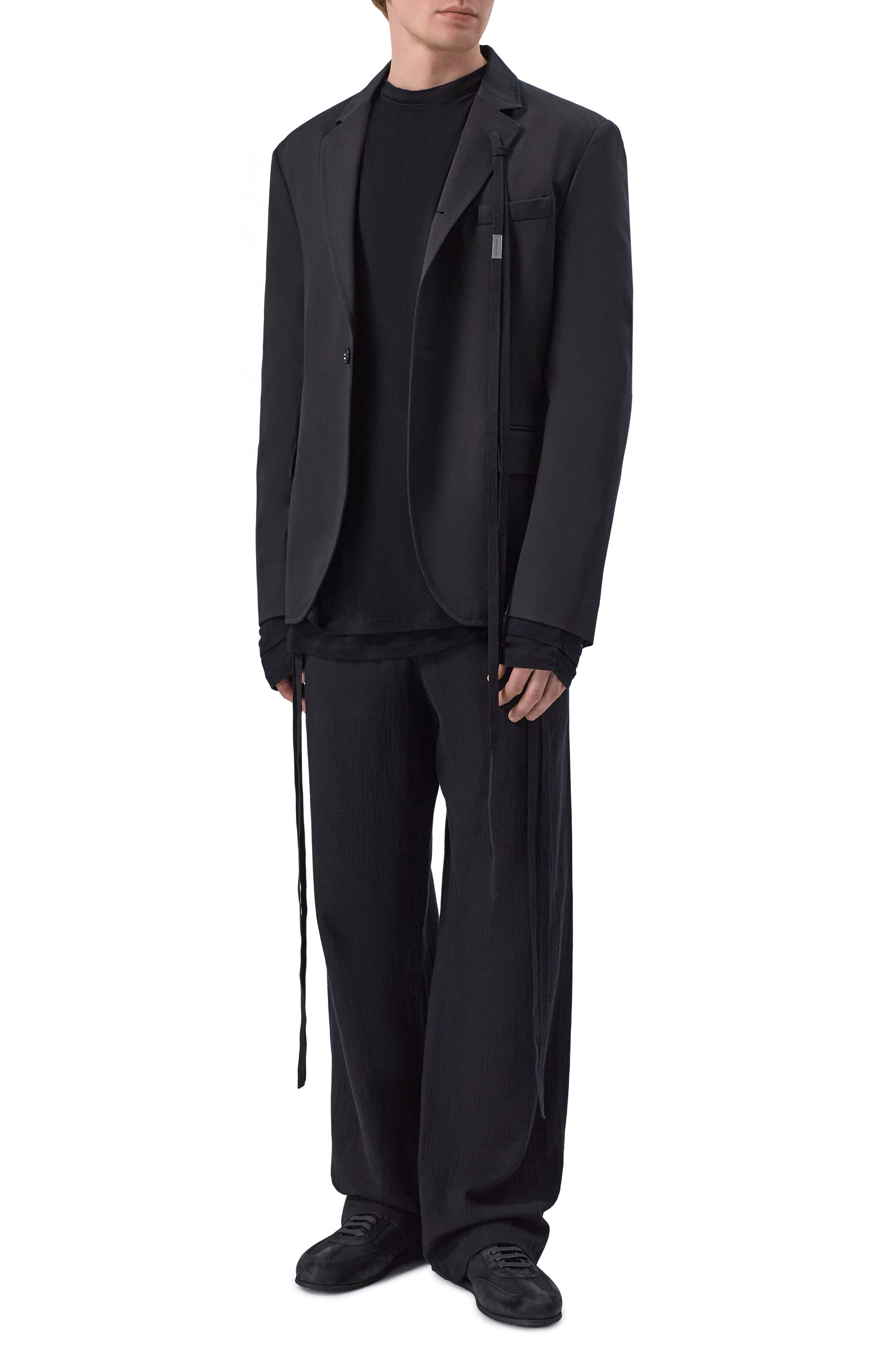 Хлопковый пиджак ANN DEMEULEMEESTER, арт. B0013732/FA709, фото 2