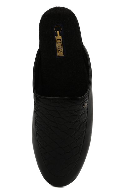Домашние туфли из кожи аллигатора ZILLI, арт. MDW-K002/001/AMIS, фото 5