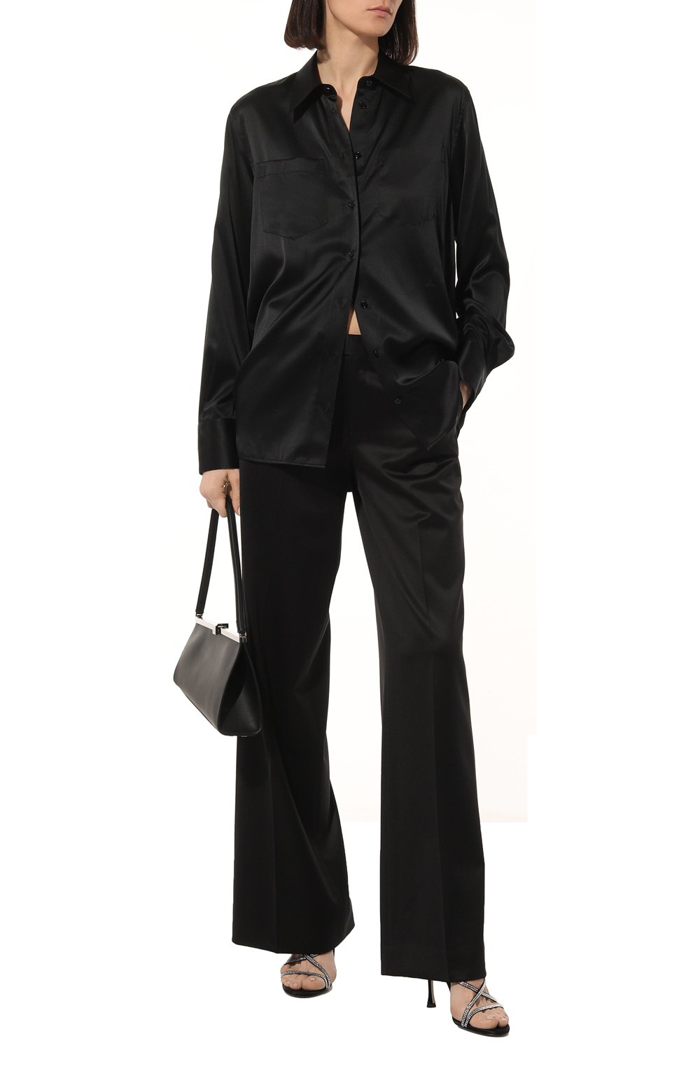 Атласная рубашка HELMUT LANG, арт. M06HW520, фото 2