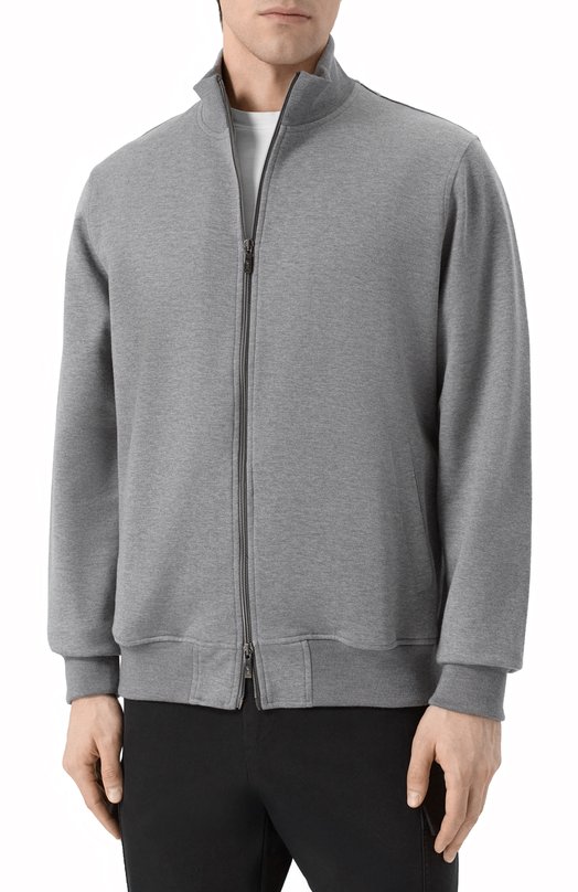 Толстовка из хлопка и кашемира MVST 13M467.VA00.MUST. Серый  13M467.VA00.MUST. Фото 3