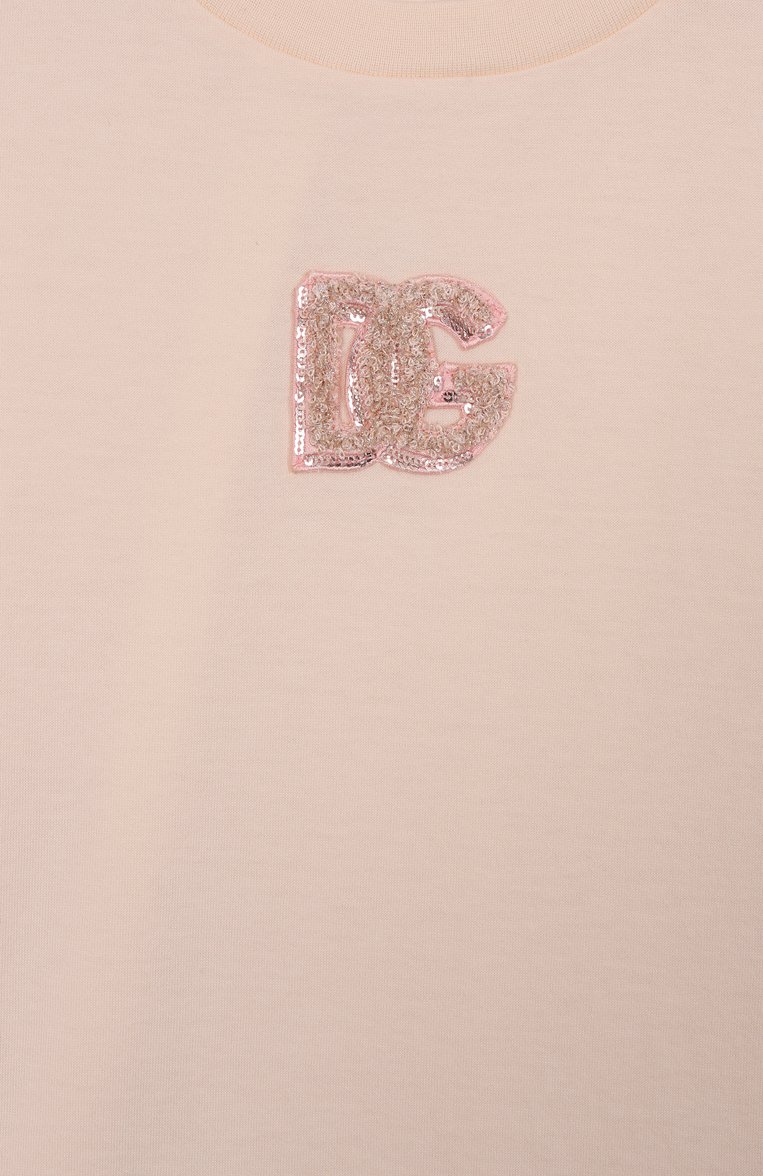 Хлопковая футболка DOLCE & GABBANA, арт. L5JTNK/G7PKU/10-12+, фото 1