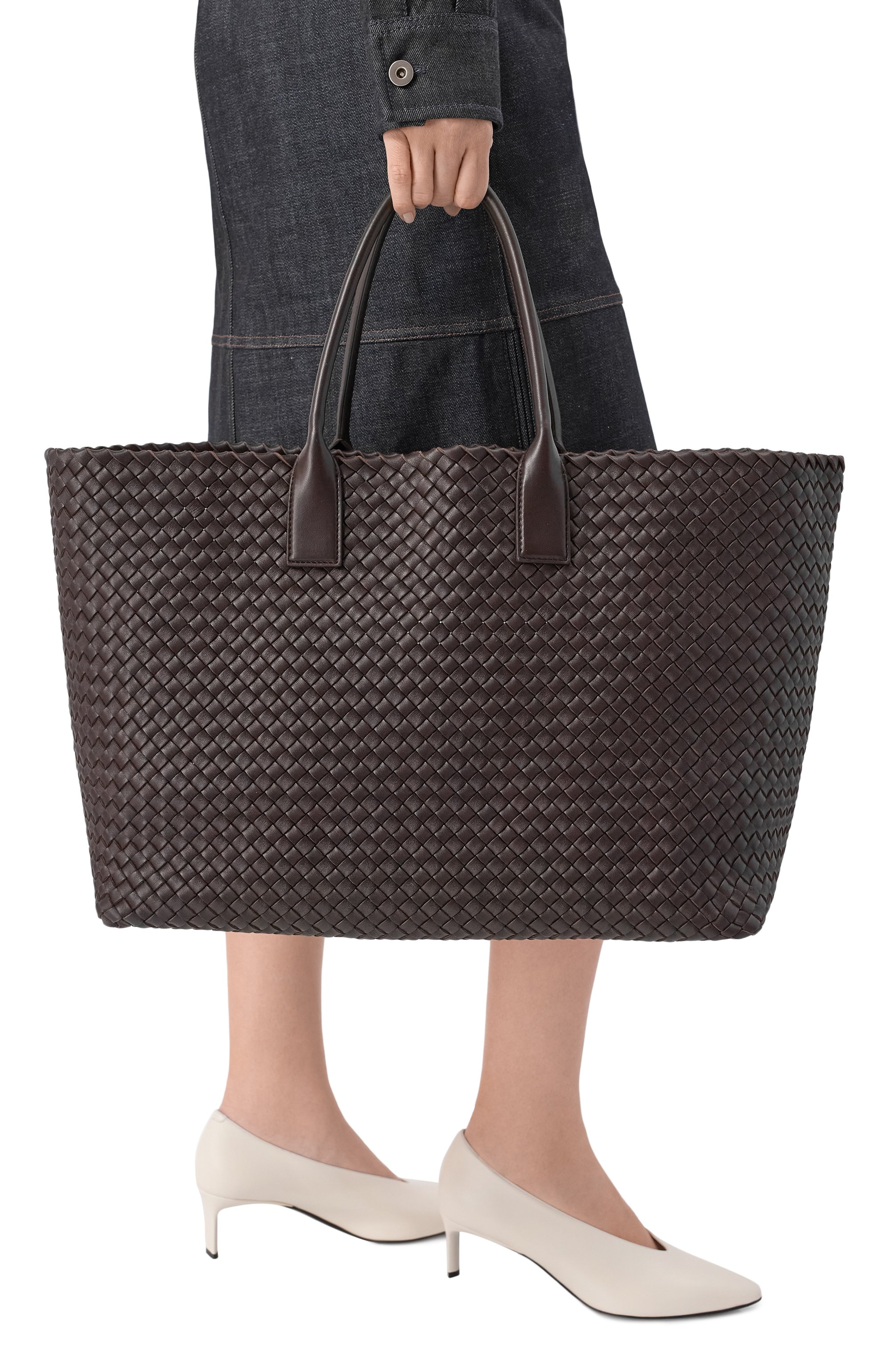 Сумка-тоут cabat large BOTTEGA VENETA, арт. 608811/V10W1, фото 2