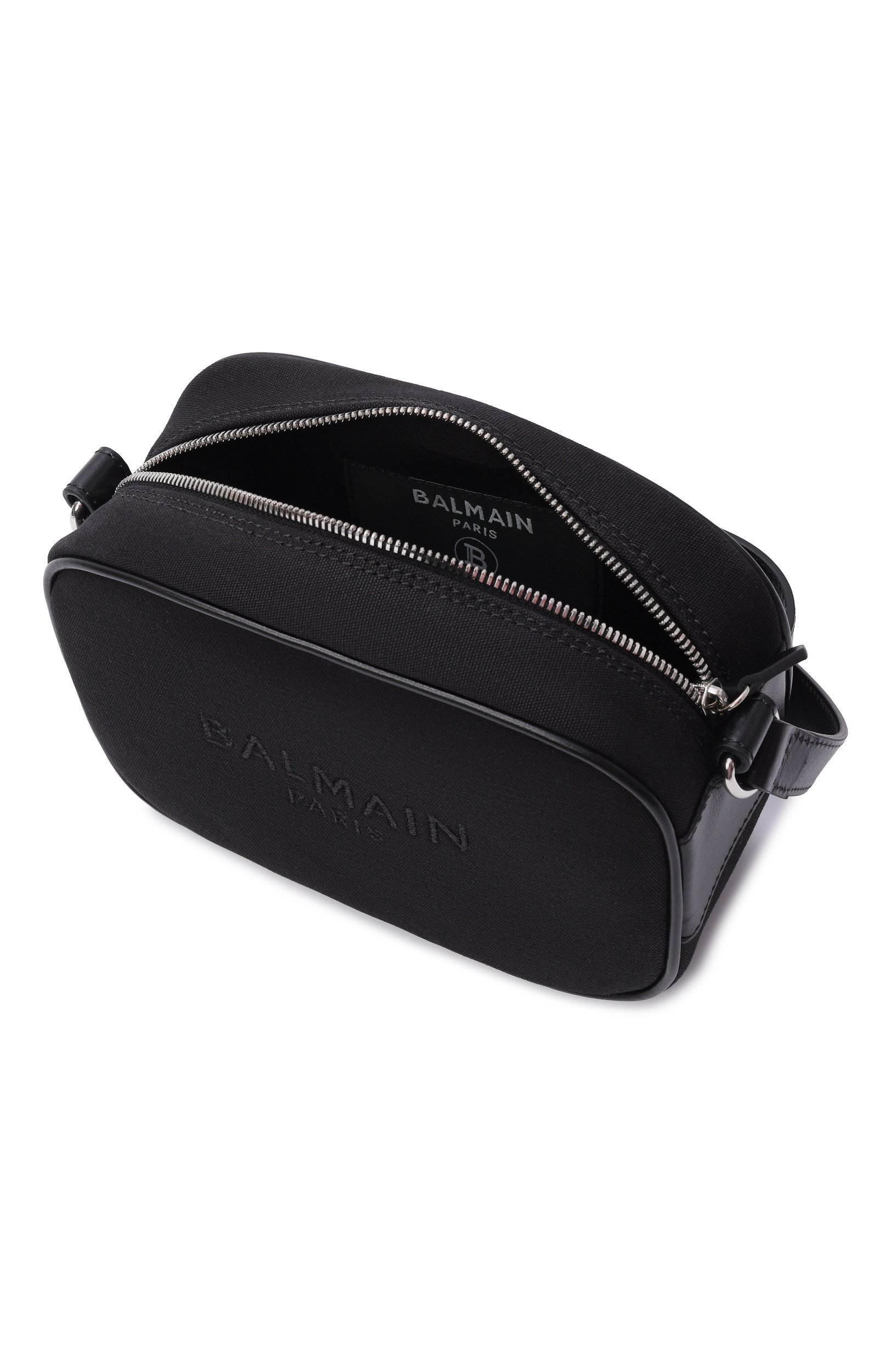 Сумка BALMAIN черного цвета по цене 42650 руб., арт. BZ0B38, фото 3 Сумка BALMAIN, арт. BZ0B38, фото 3