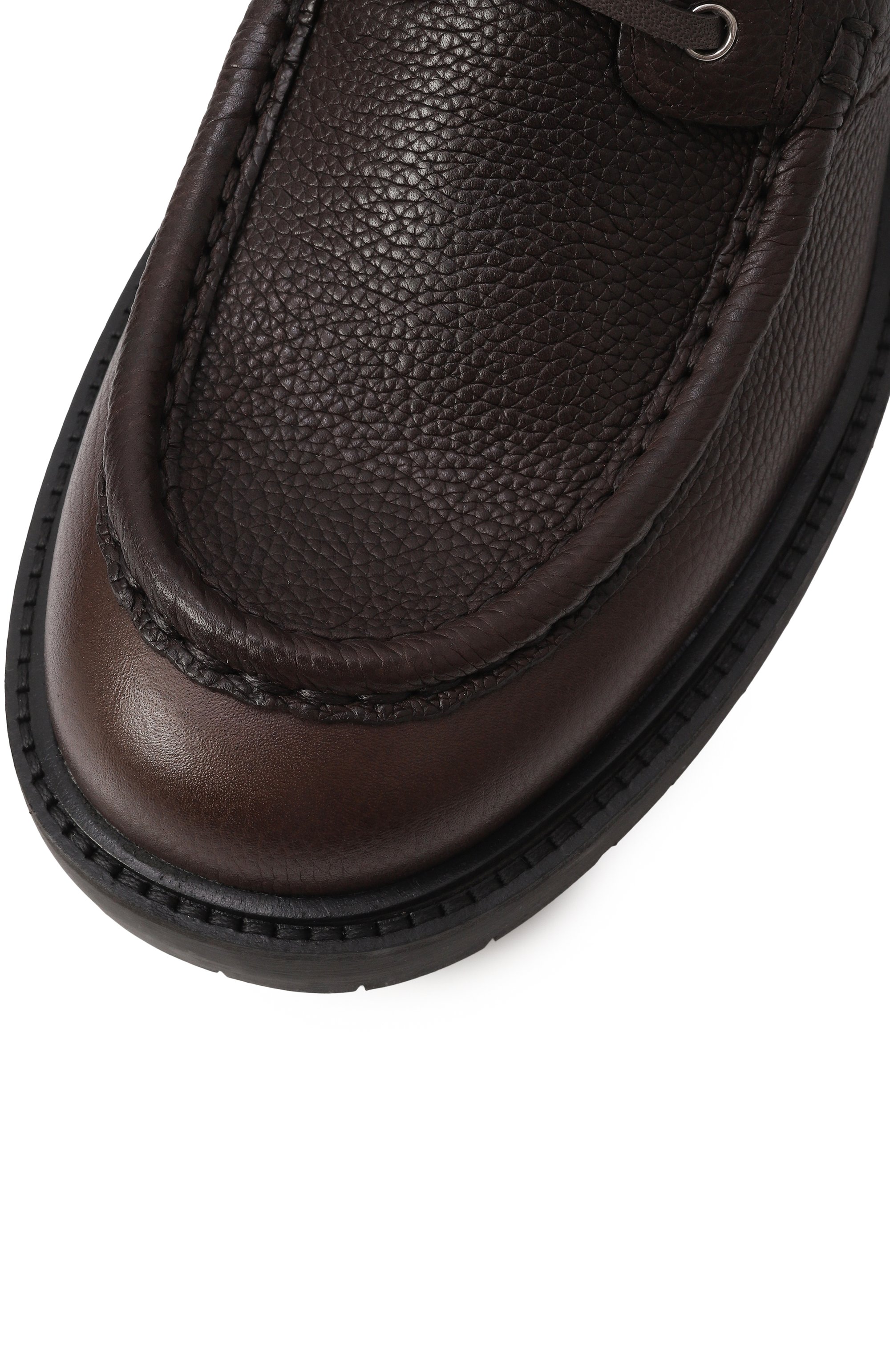 Кожаные топсайдеры raft BURBERRY, арт. 8101667, фото 7