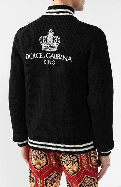 Шерстяной кардиган DOLCE & GABBANA, арт. GX403Z/JAVKK, фото 4