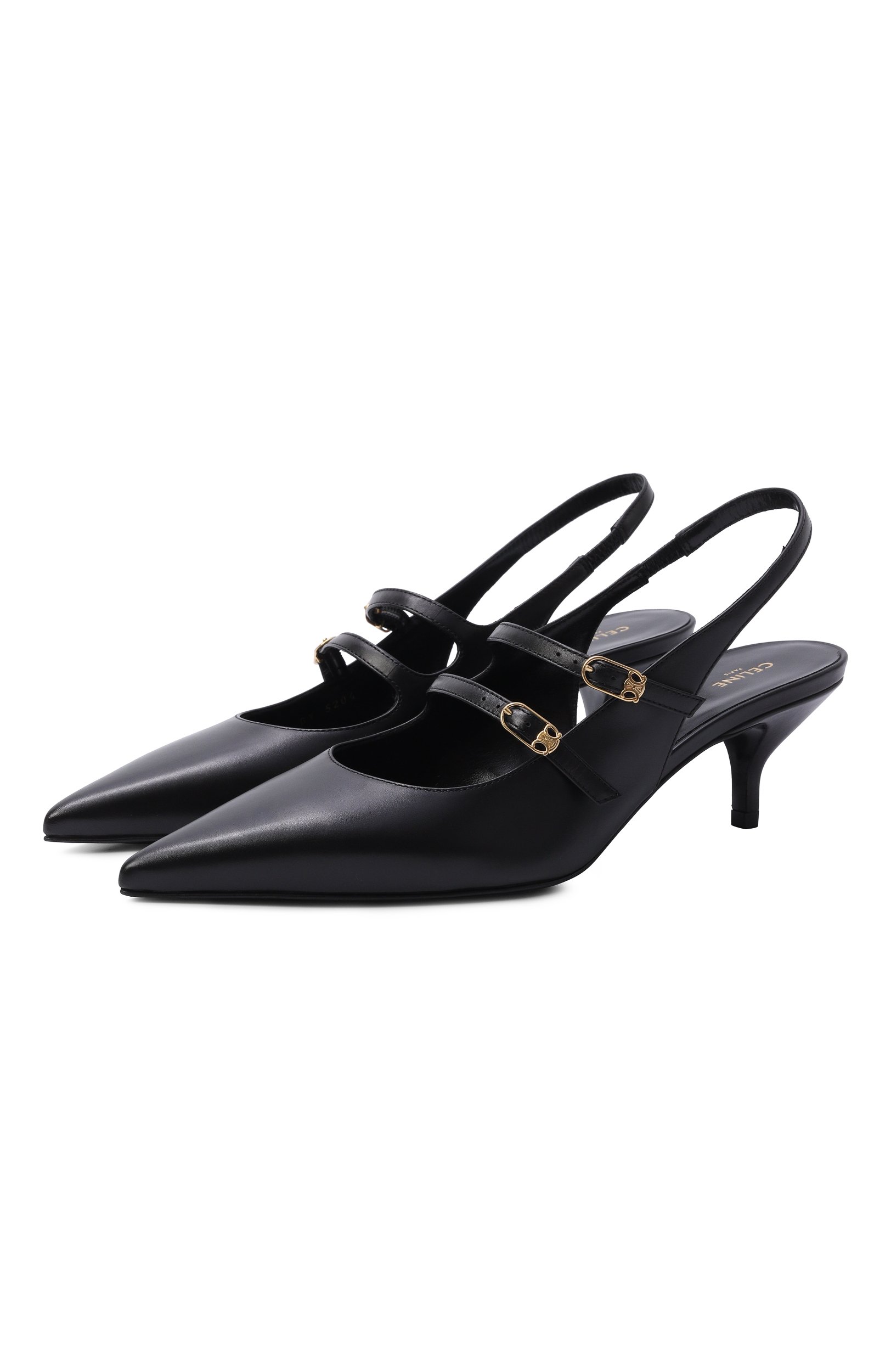 Кожаные туфли judy 40 CELINE черного цвета по цене 121500 руб., арт. 362325176C, фото 1 Кожаные туфли judy 40 CELINE, арт. 362325176C, фото 1