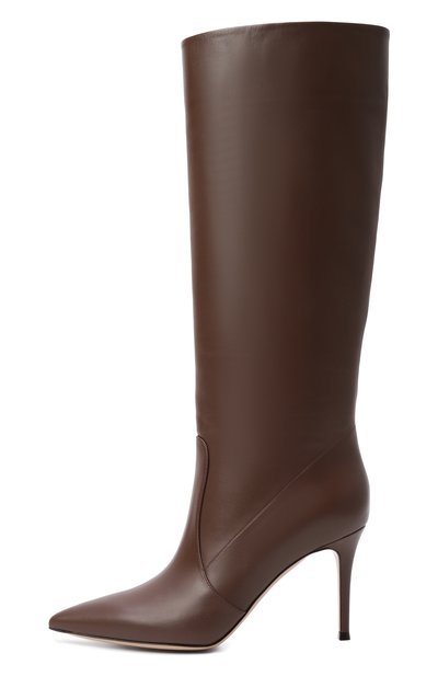 Кожаные сапоги hansen 85 GIANVITO ROSSI, арт. G80626.85RIC.VGIBR0W, фото 4