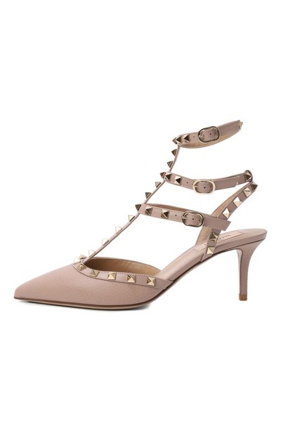 Кожаные туфли rockstud 65 VALENTINO, арт. 8W2S0375/VCE, фото 4