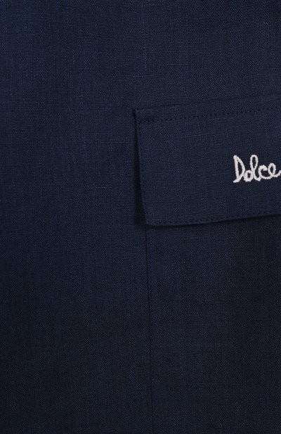 Льняные брюки-карго DOLCE & GABBANA, арт. L44P76/FU4GI/8-14, фото 3