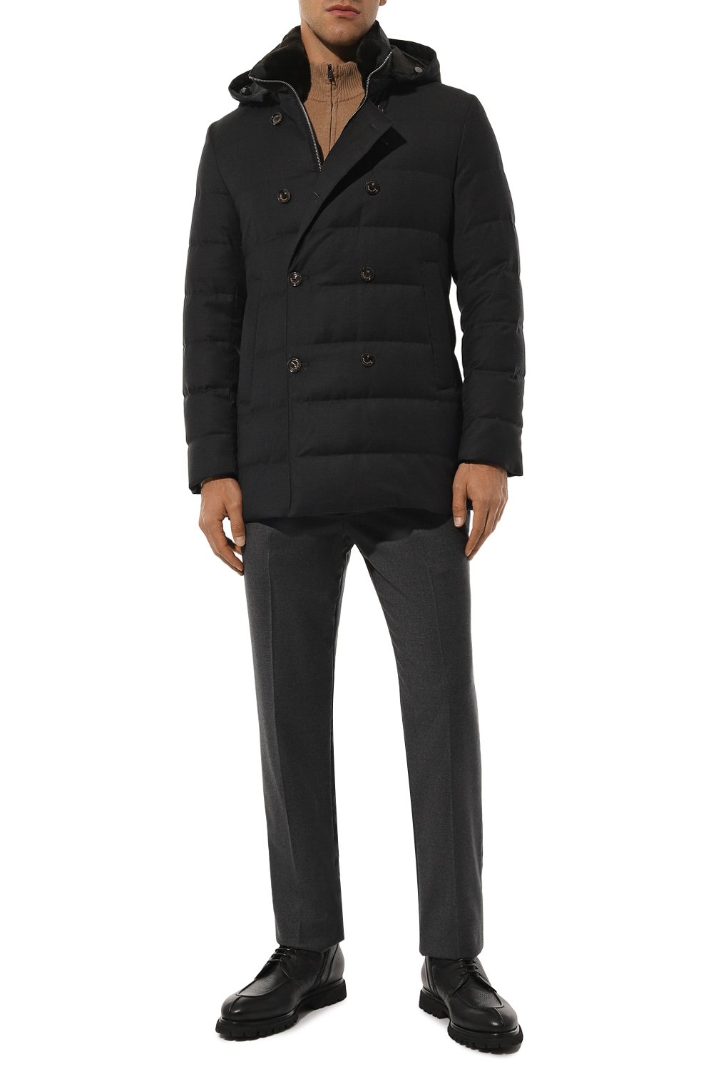 Шерстяные брюки EMPORIO ARMANI, арт. EM000275/TE11118, фото 2