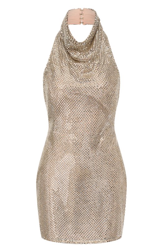 Платье с отделкой стразами Kamilla Purshie KP 2026/16 Бежевый KP 2026/16