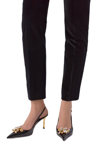 Женские кожаные туфли cuore 75 DOLCE & GABBANA, арт. CG1011/AZ188