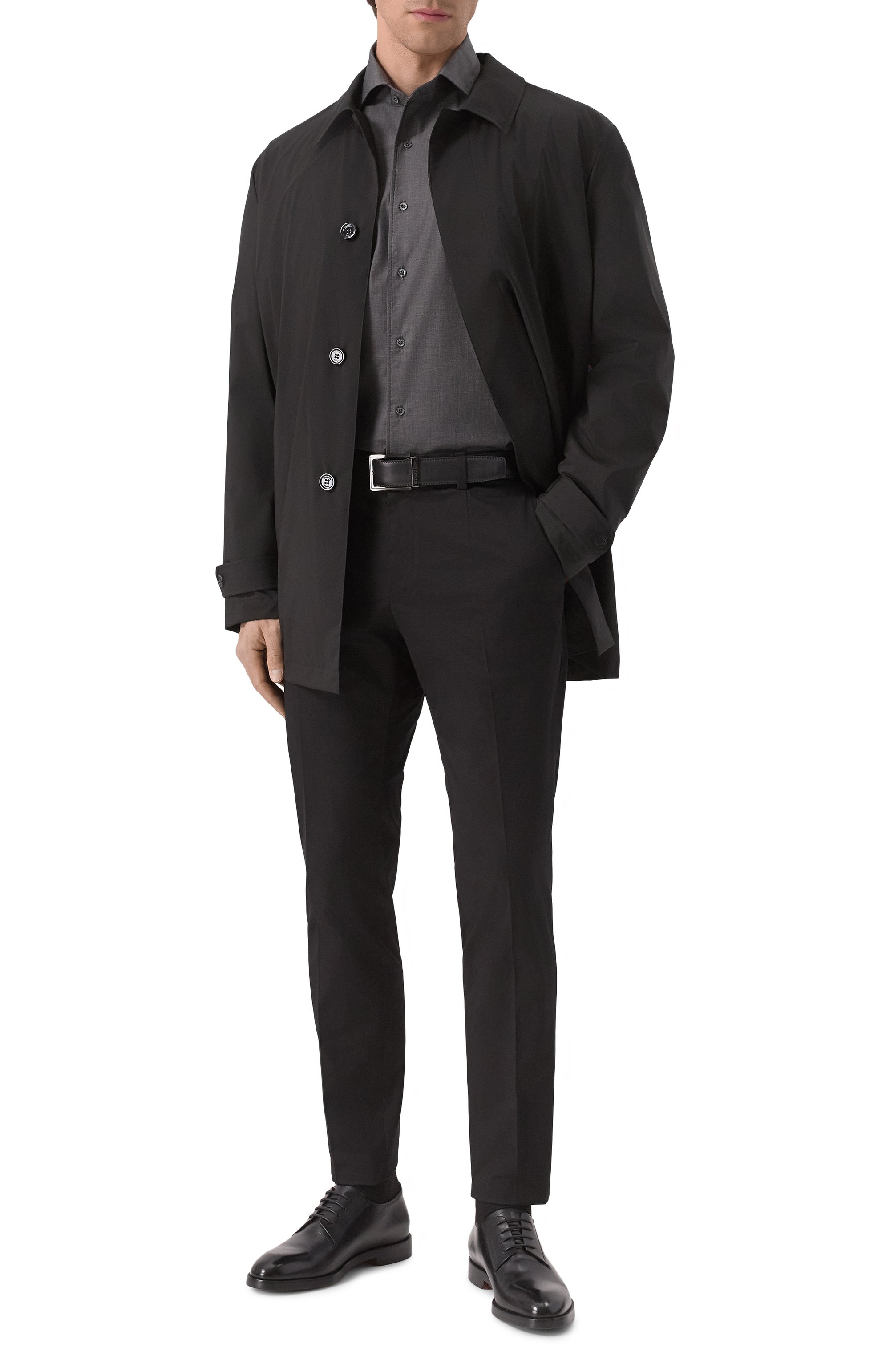 Хлопковая рубашка CORNELIANI, арт. 25P156-2511472, фото 2