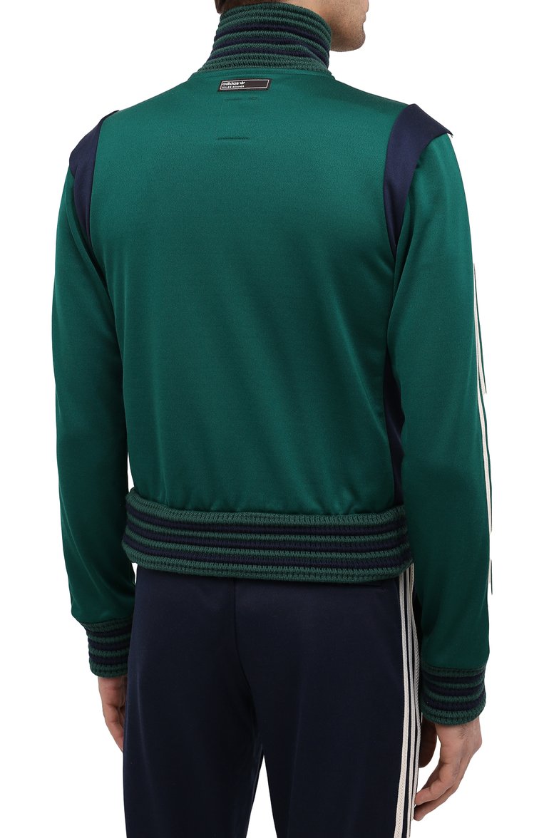 Мужской толстовка adidas originals x wales bonner ADIDAS ORIGINALS зеленого цвета, арт. GL5184 | Фото 4 (Материал внешний: Синтетический материал; Стили: Спорт-шик; Мужское Кросс-КТ: Толстовка-одежда; Рукава: Длинные; Длина (для топов): Стандартные)