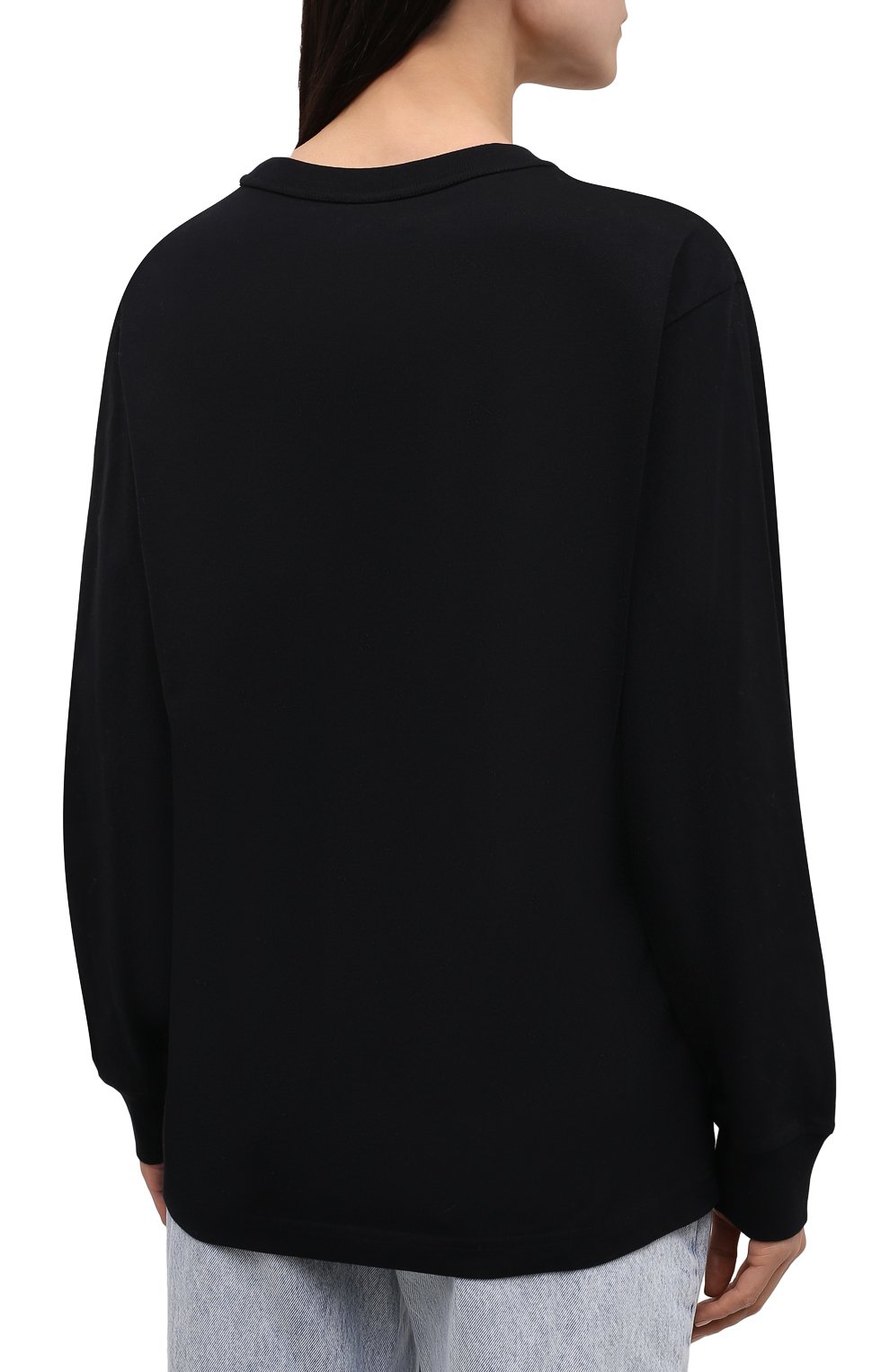 Хлопковый лонгслив ALEXANDERWANG.T, арт. 4CC3211280, фото 4