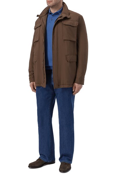 Мужская хлопковое поло KITON, арт. UMKXX35_002