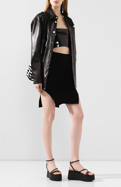 Юбка из вискозы RICK OWENS, арт. R020S1688/KST, фото 2