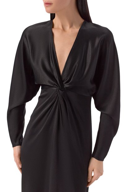 Платье ANTONELLI FIRENZE черного цвета по цене 112500 руб., арт. M6331Q/794, фото 4 Платье ANTONELLI FIRENZE, арт. M6331Q/794, фото 4