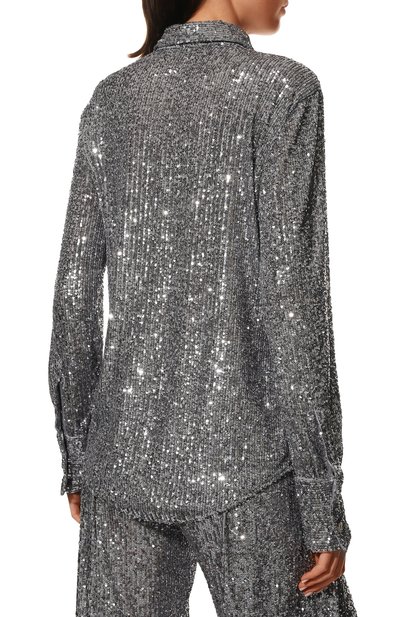 Рубашка с отделкой пайетками TOM FORD, арт. CA3204-FAE381, фото 4