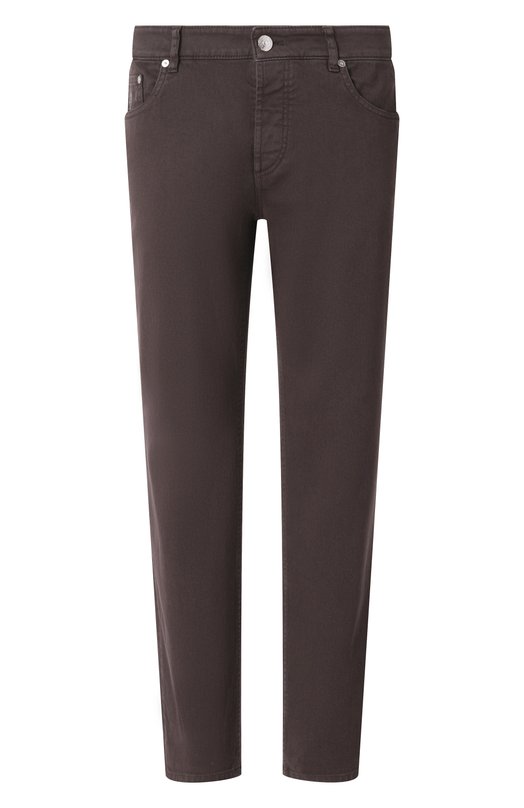 Джинсы Traditional Fit Brunello Cucinelli M277PB3210 Коричневый M277PB3210