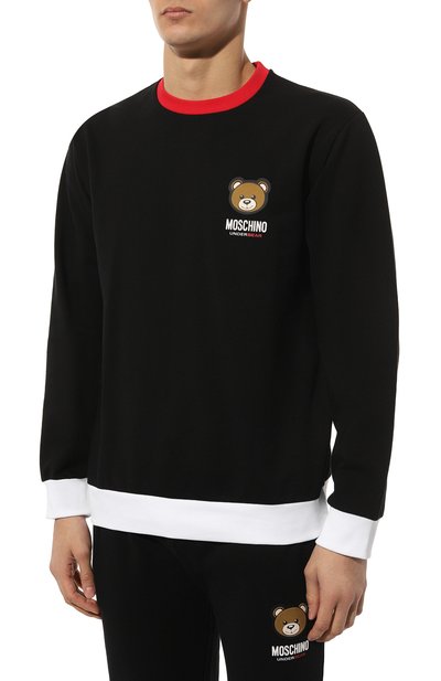 Хлопковый свитшот MOSCHINO, арт. A1722/4413, фото 3