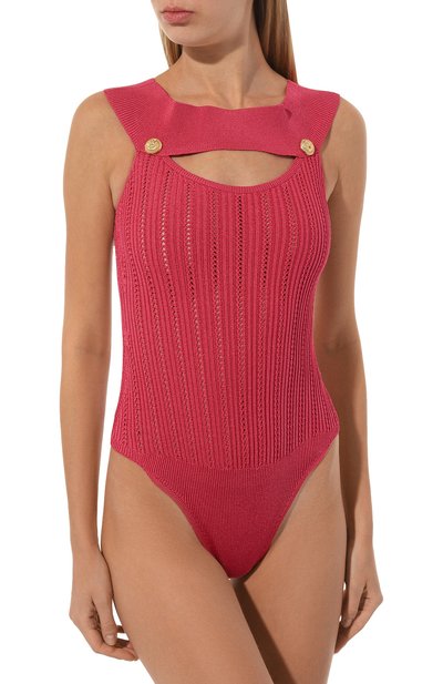 Боди из вискозы BALMAIN, арт. AF0BC010KE18, фото 3