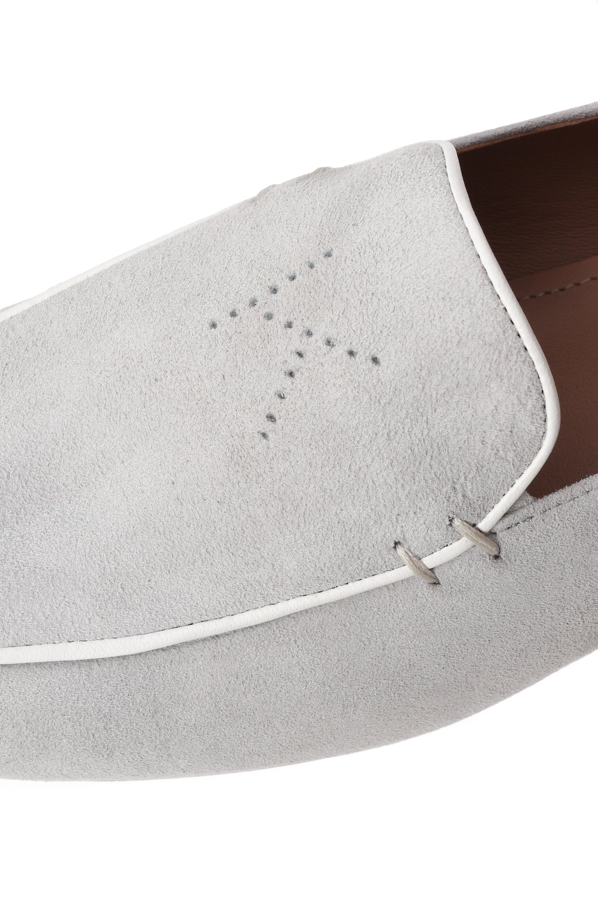 Замшевые лоферы KITON, арт. D59801N0100823, фото 7