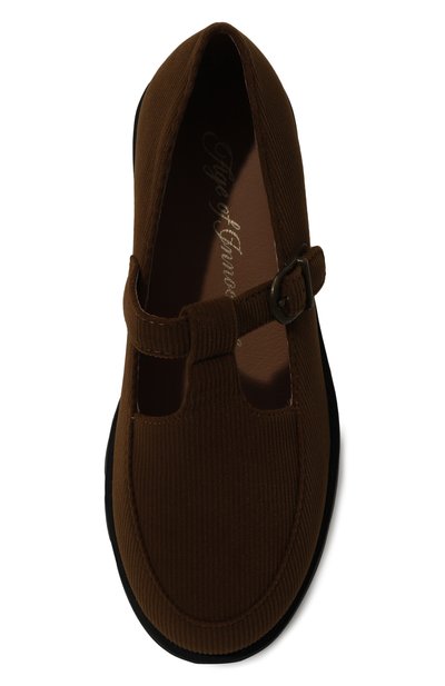 Вельветовые туфли berta AGE OF INNOCENCE коричневого цвета по цене 13400 руб., арт. 000315/BERTA/36, фото 4 Вельветовые туфли berta AGE OF INNOCENCE, арт. 000315/BERTA/36, фото 4