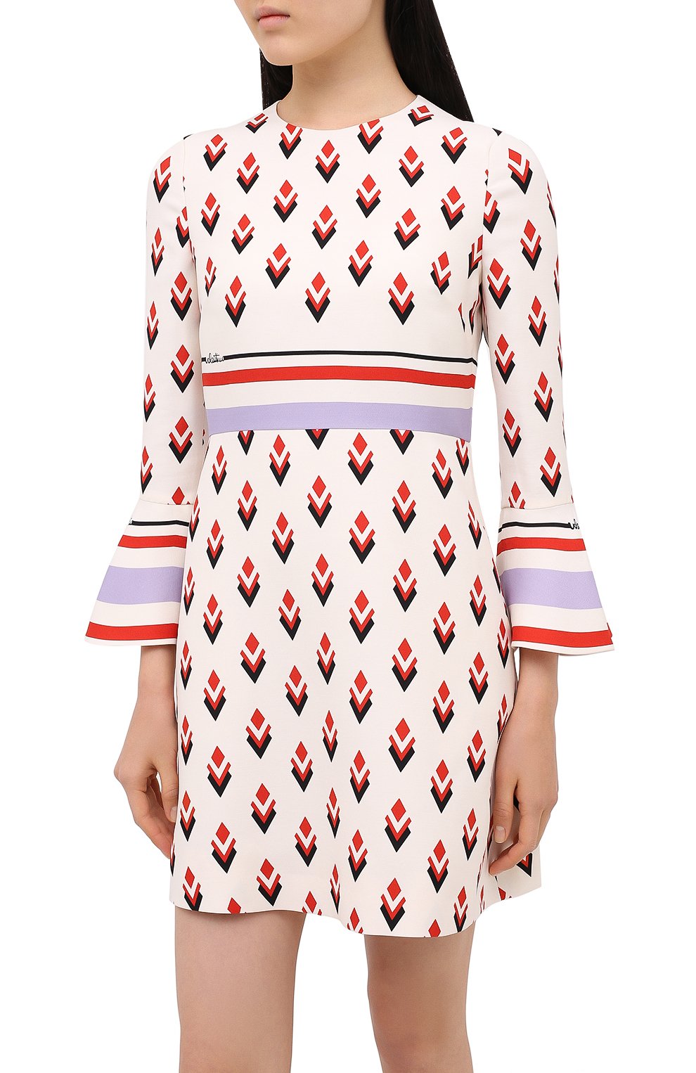 Платье из шерсти и шелка VALENTINO, арт. UB3VASP15LK, фото 3