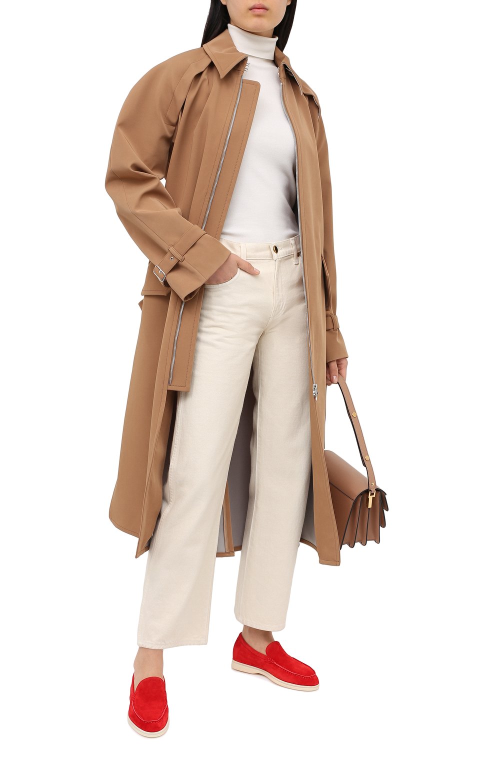 Замшевые лоферы summer walk LORO PIANA, арт. FAI1392, фото 2