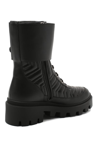 Кожаные ботинки frances GUCCI, арт. 628855/DH7A0, фото 4