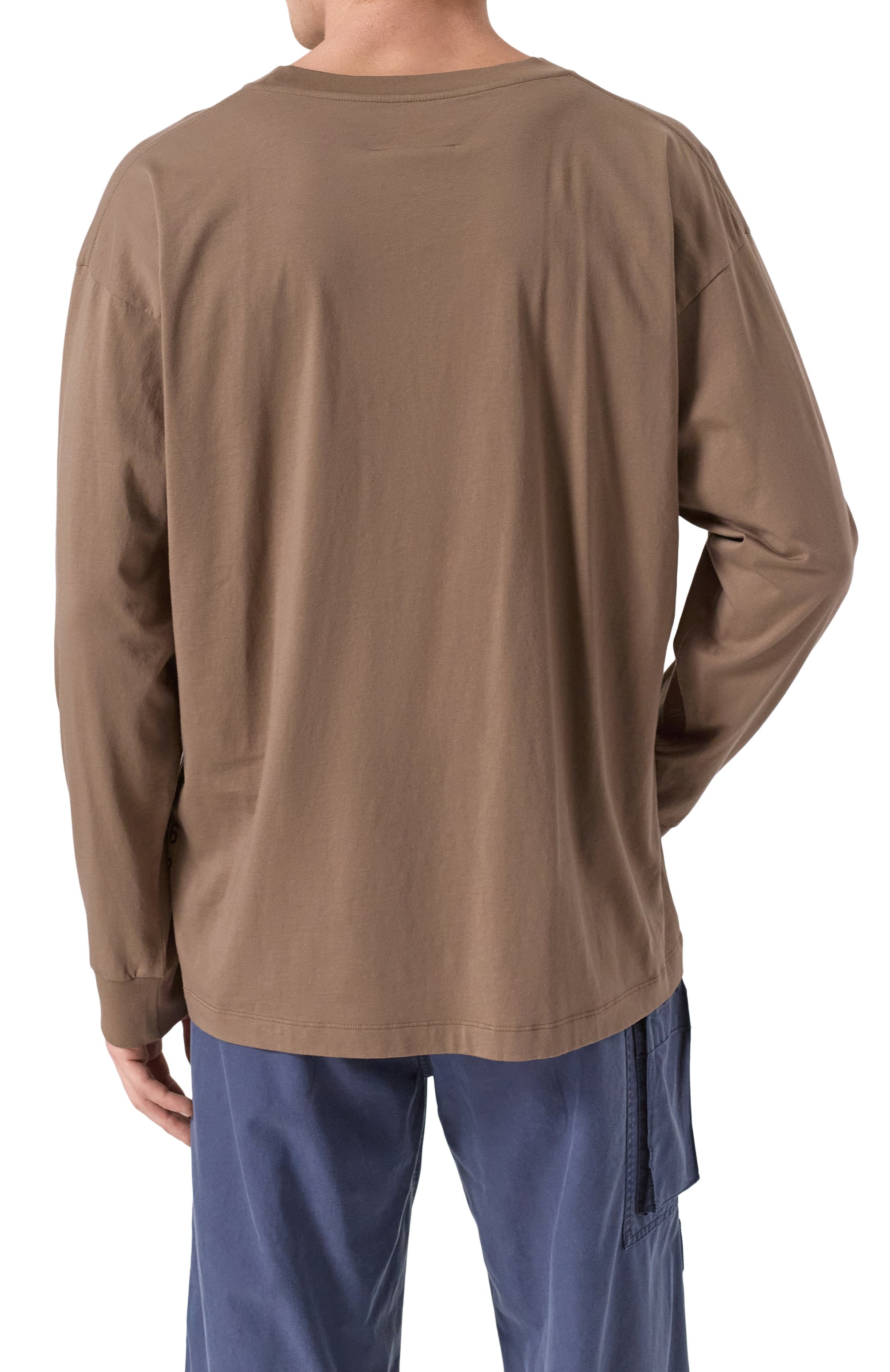 Хлопковый лонгслив MM6, арт. SH0GC0047/S24312, фото 4