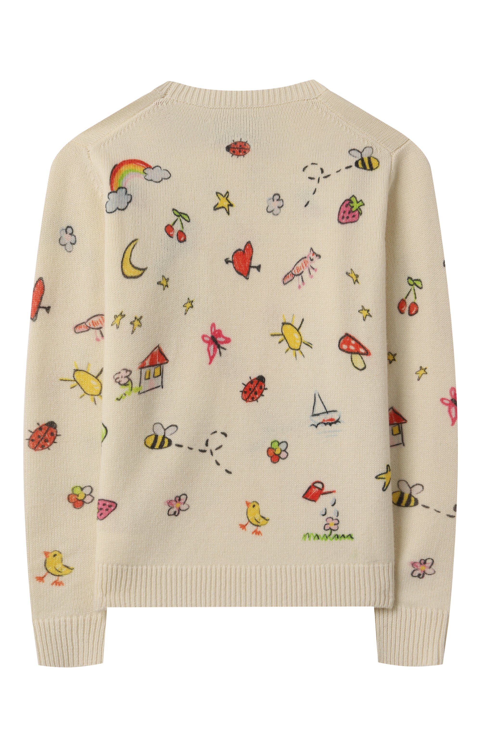 Пуловер из шерсти  и вискозы MC2 SAINT BARTH, арт. STBK PRINCESS W/00057G, фото 2