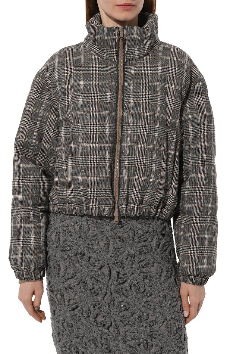 Куртка из шерсти и хлопка BRUNELLO CUCINELLI, арт. MD5402757P, фото 3