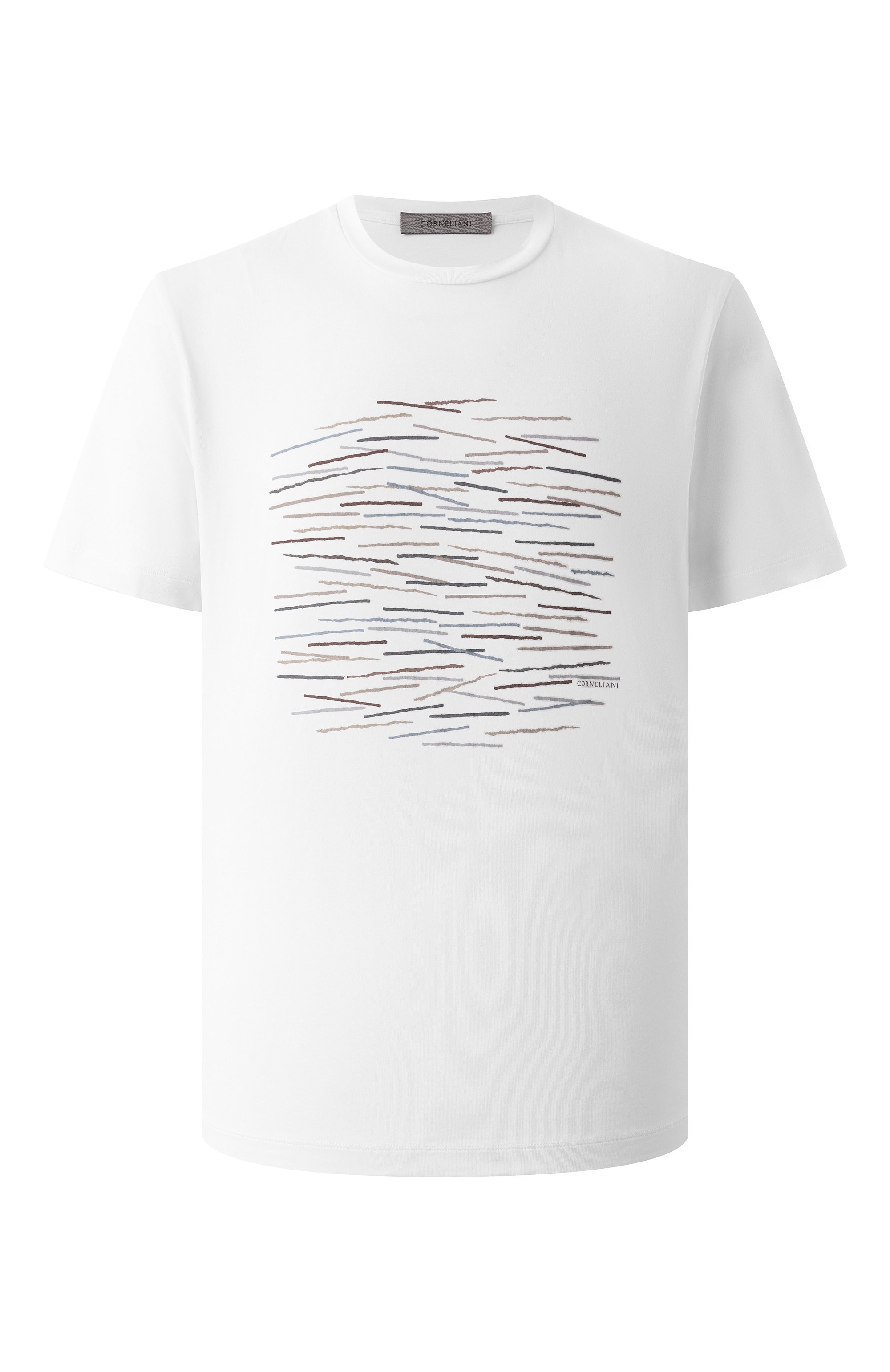 Хлопковая футболка CORNELIANI, арт. 25G585-2525063, фото 1