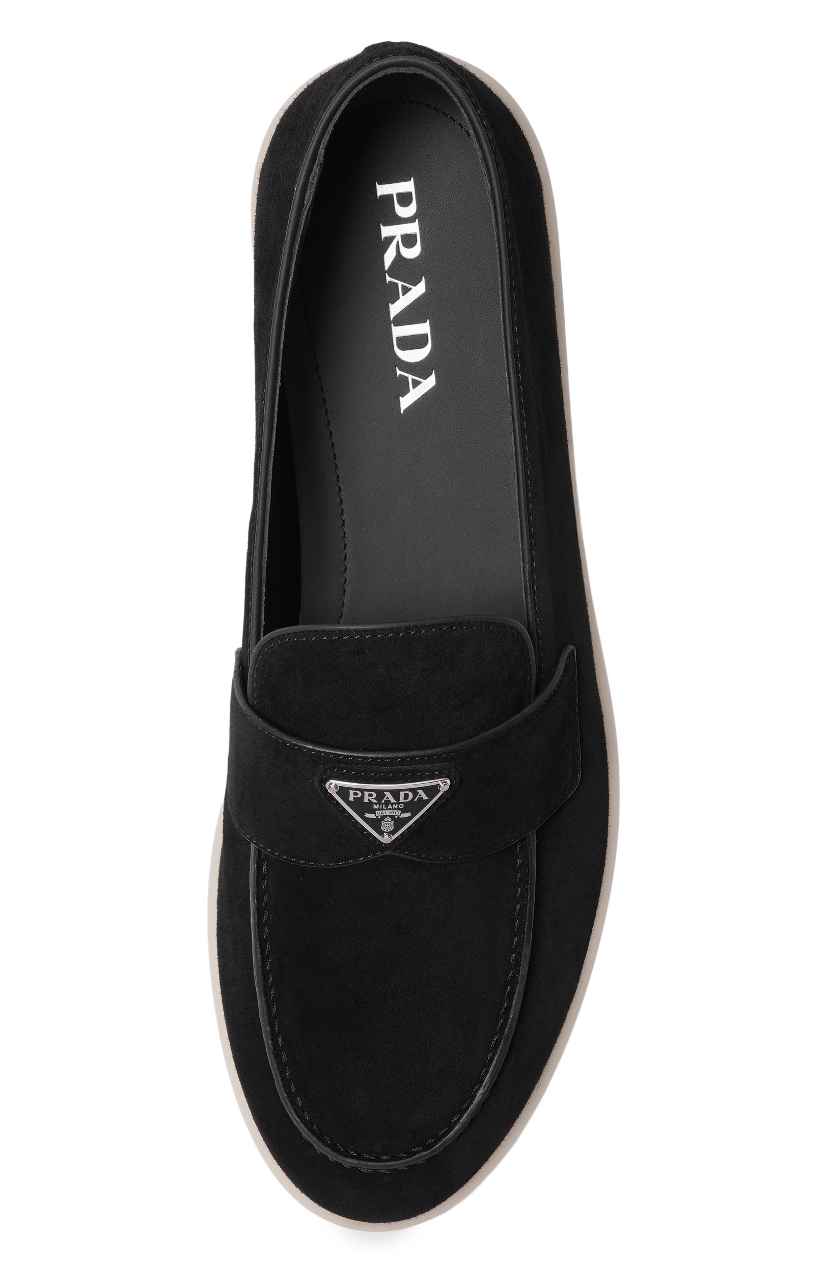 Замшевые лоферы PRADA, арт. 2DG124/103, фото 5