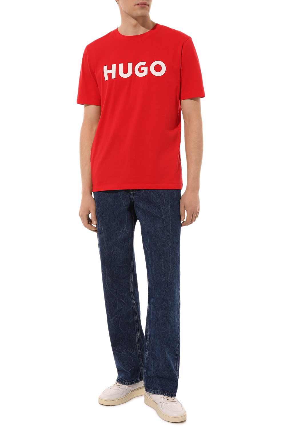 Хлопковая футболка HUGO, арт. 50467556, фото 2