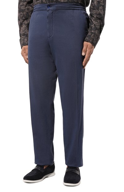 Брюки из хлопка и шелка MARCO PESCAROLO, арт. CHIAIAM/4707, фото 3