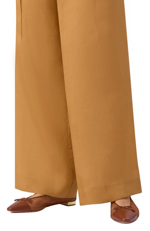 Балетки Gioia Aquazzura GIHFLAA0/MHN Коричневый  GIHFLAA0/MHN Фото 2