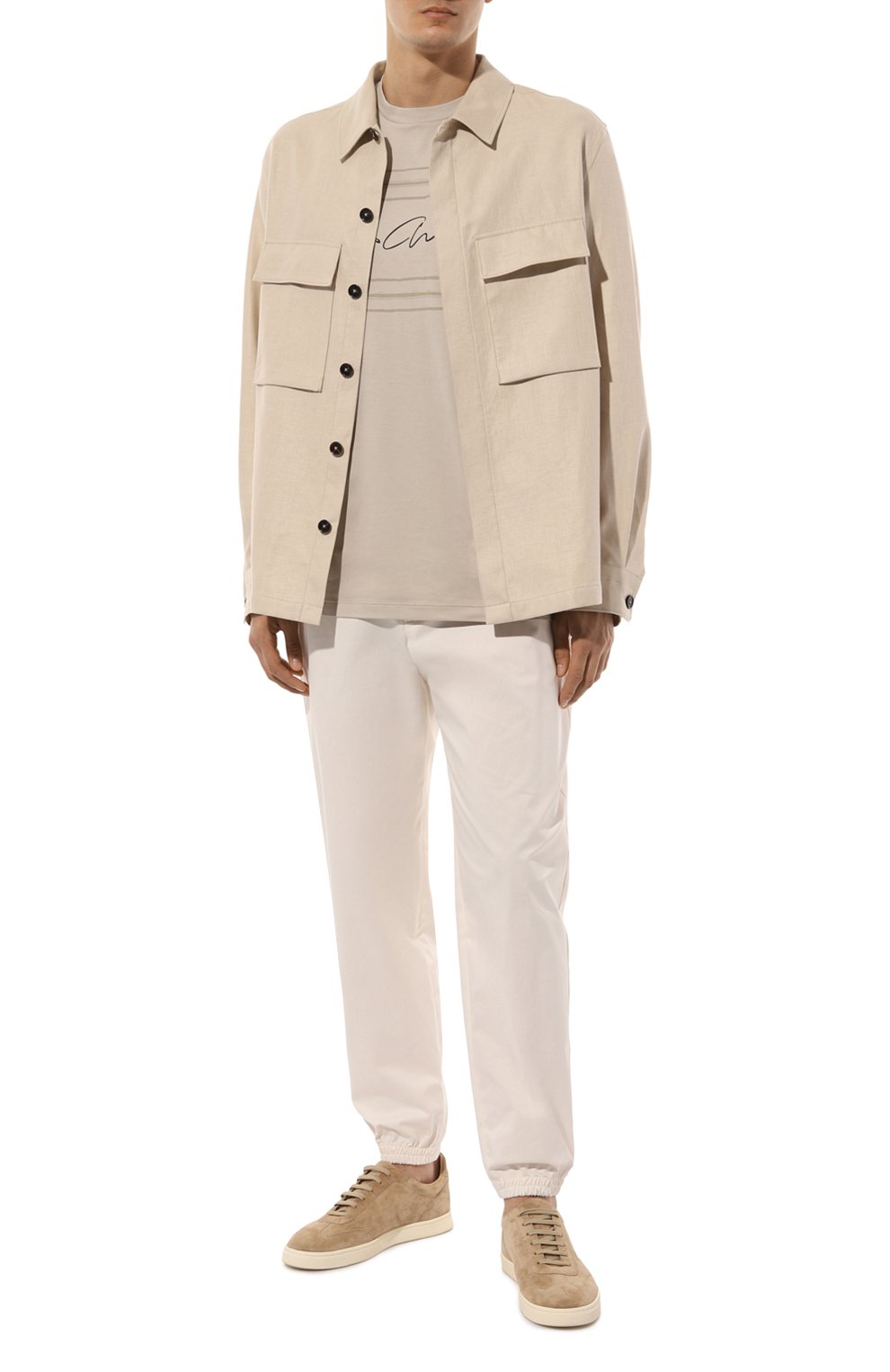 Хлопковая футболка GIORGIO ARMANI, арт. GM000159/TE10333, фото 2