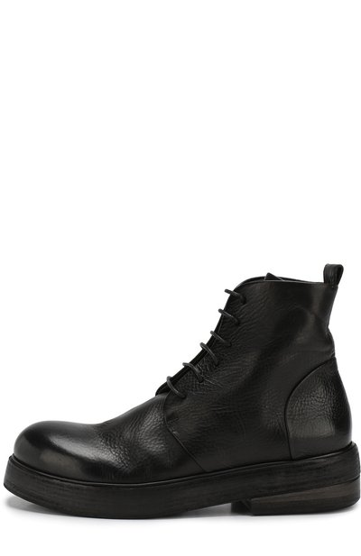 Кожаные ботинки MARSELL черного цвета по цене 99500 руб., арт. MM2846/VACCH.V0L0NATA, фото 3 Кожаные ботинки MARSELL, арт. MM2846/VACCH.V0L0NATA, фото 3