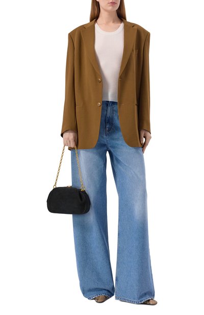 Сумка oyster clutch mini YUZEFI, арт. 0YSTER CLUTCH MINI/SUEDE, фото 3