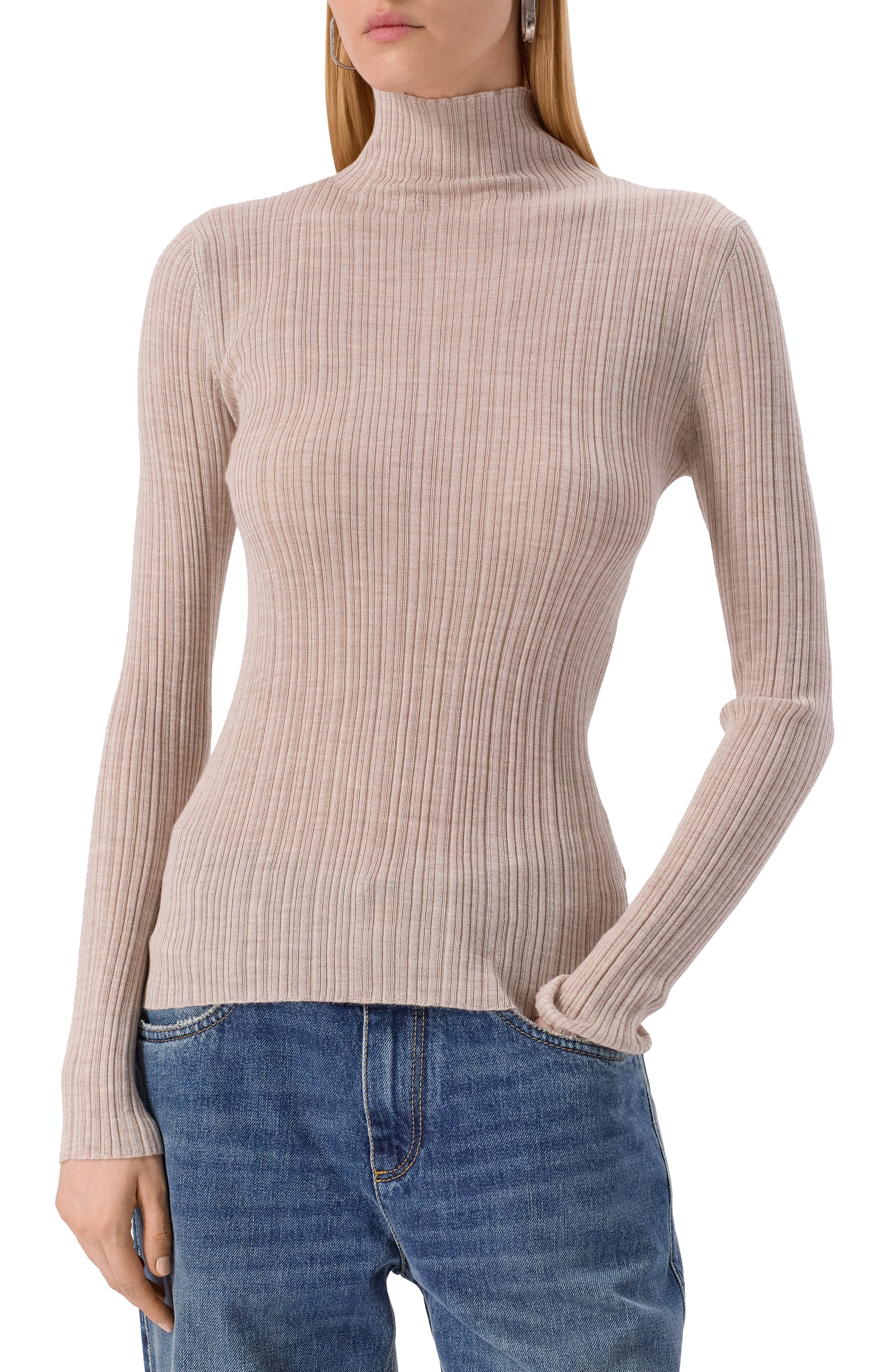 Водолазка из кашемира и шерсти AGNONA, арт. K202038E/7V180NE, фото 3