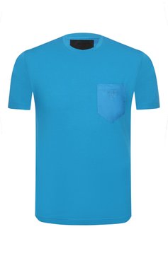 Хлопковая футболка PRADA, арт. UJN587-1UOQ-F0OGV, фото 1