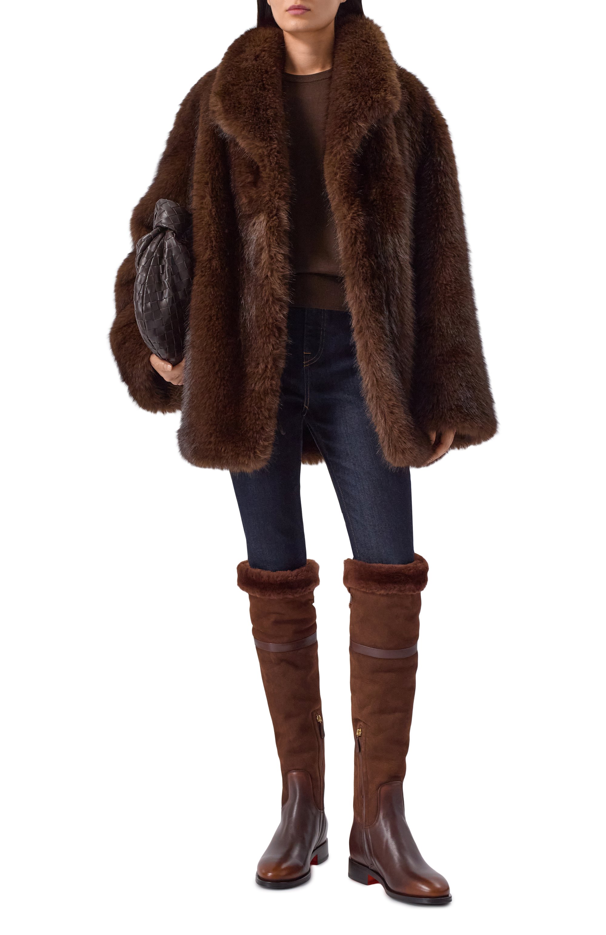 Кожаные ботфорты SANTONI, арт. WSHG71931BJ2ARHG, фото 3