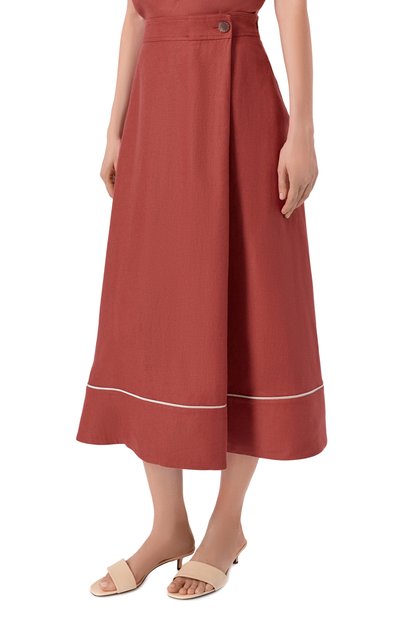 Льняная юбка AGNONA, арт. TG1108E/U3034E, фото 3