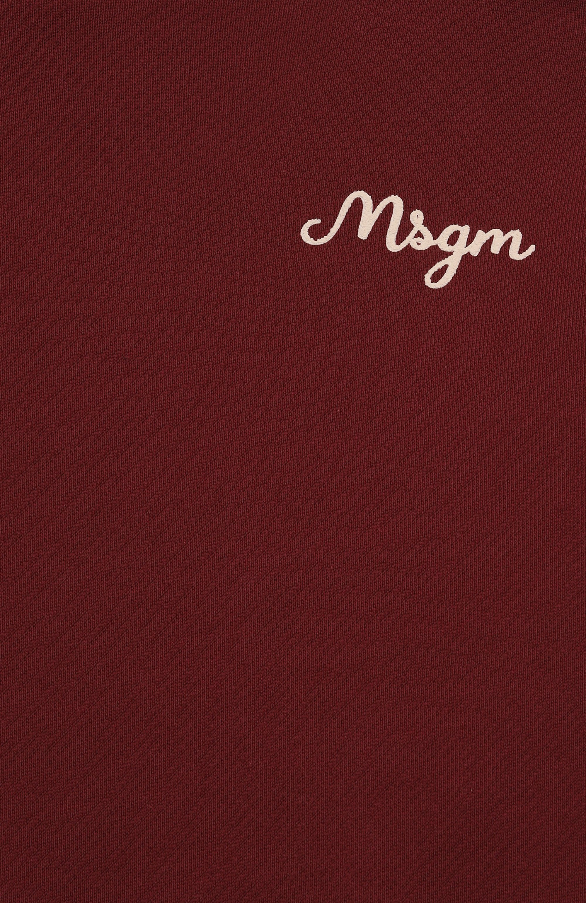 Хлопковое худи MSGM KIDS, арт. F5MSJBHS254, фото 3