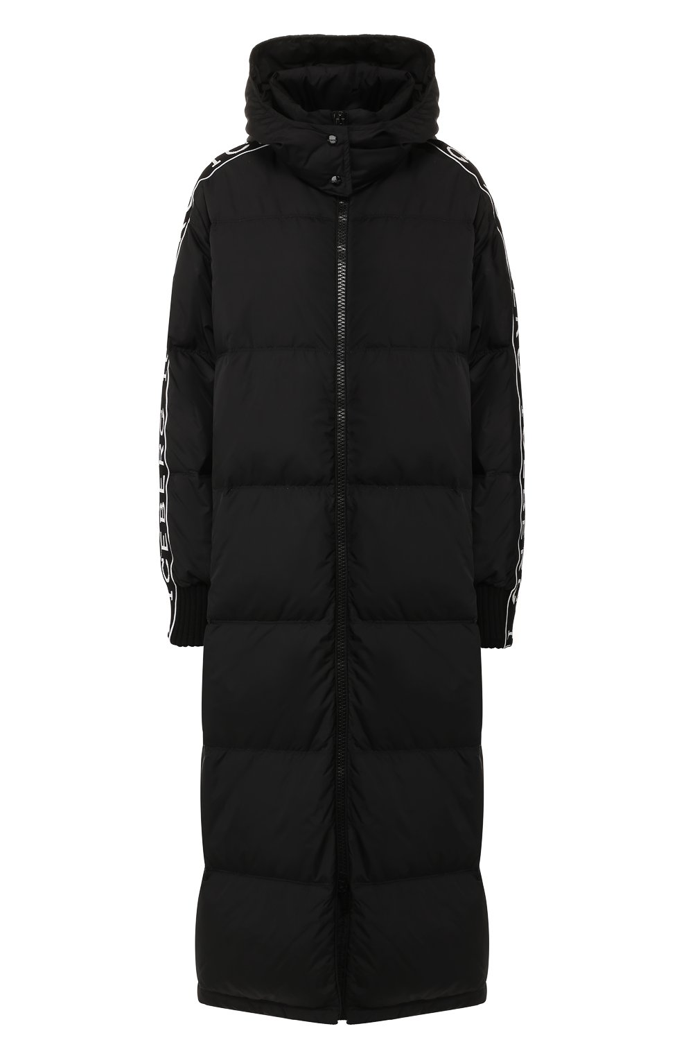 Пуховик ICEBERG черного цвета по цене 75800 руб., арт. 19I I2P0/J091/5050, фото 1 Пуховик ICEBERG, арт. 19I I2P0/J091/5050, фото 1