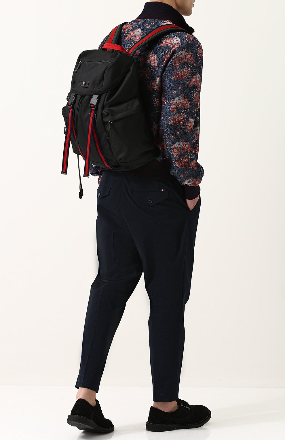 Текстильный рюкзак с клапаном GUCCI, арт. 429037/K1N1X, фото 2