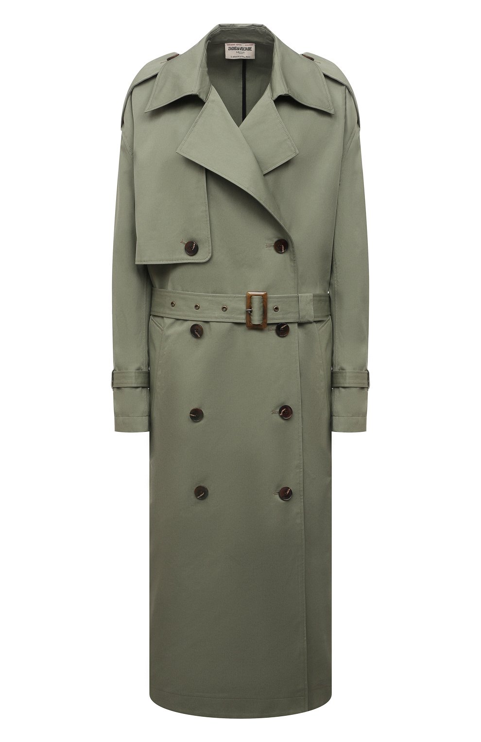 Хлопковый тренч ZADIG AND VOLTAIRE, арт. WWC000004, фото 1